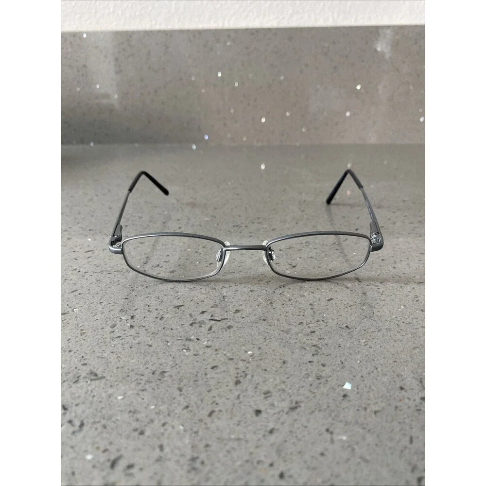 Espirit ET9300 Eyeglasses Frames ONLY Black Youth Silver Flexhinge 44-17-125